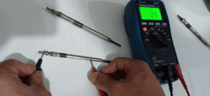 Figura 10 - Vela de pré-aquecimento com funcionamento normal