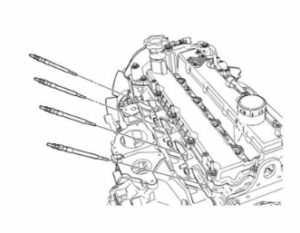 Figura 3 - Localização e instalação das velas de pré-aquecimento