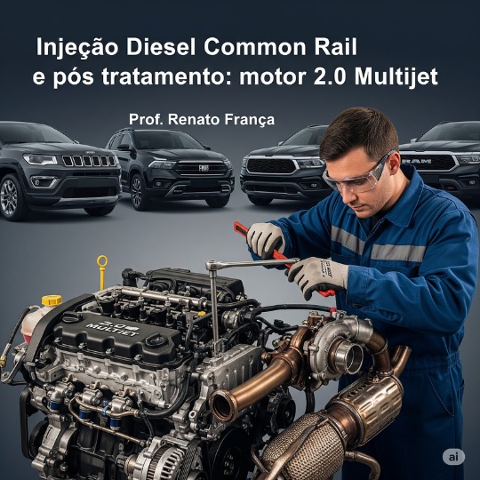 Injeção Diesel Common Rail e o Pós-Tratamento: o único curso completo sobre o motor 2.0 Multijet