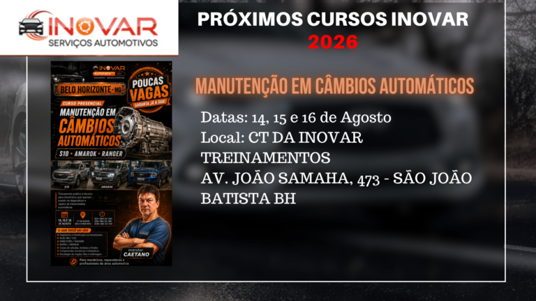 Curso Manutenção em câmbios automáticos