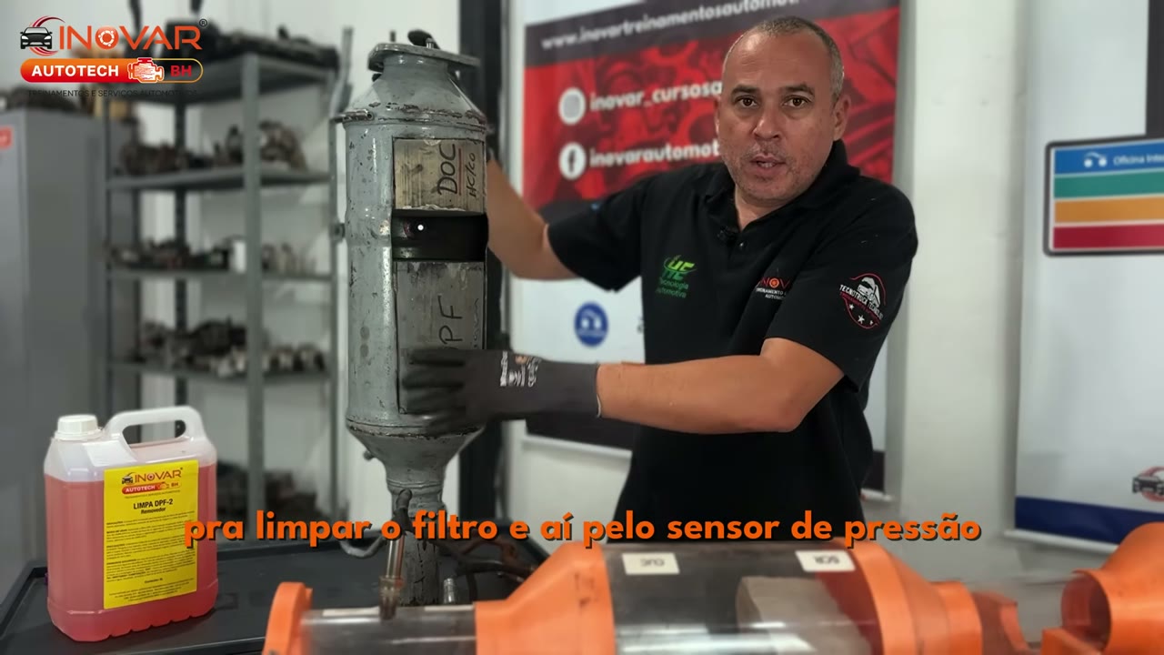 Cena da aula 30: sensor de pressão do DPF